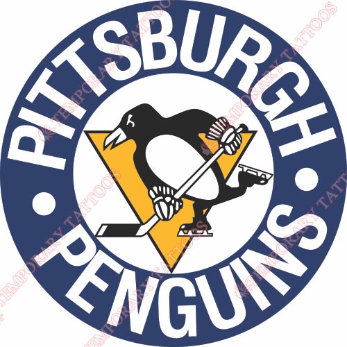 Pittsburgh Penguins Customize Temporary Tattoos Stickers NO.301